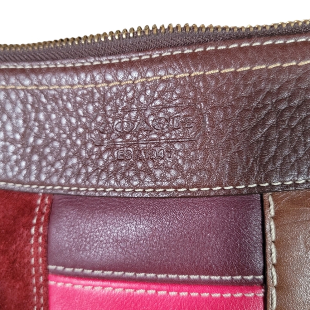 Vintage Coach Patchwork Shoulder Bag - Picture 5 of 12